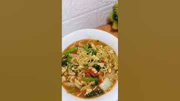 Thumbnail of Resep MIE TEK TEK kuah Indomie #shorts