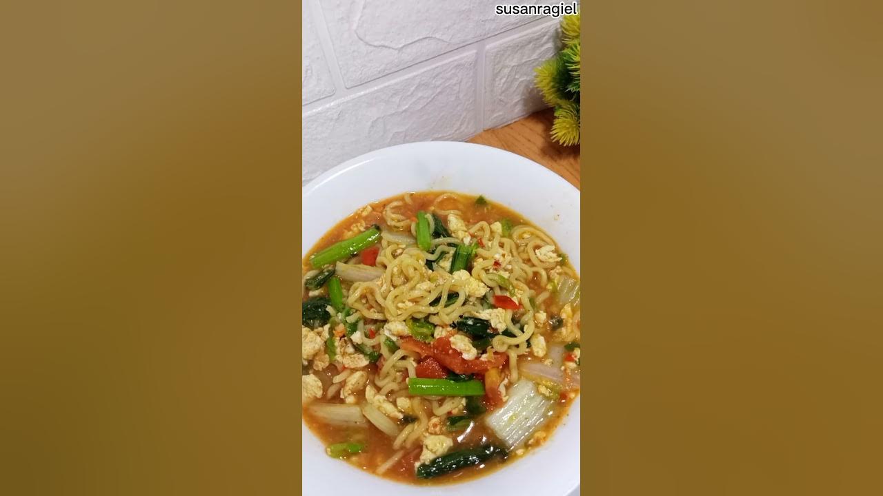 Resep MIE TEK TEK kuah Indomie #shorts