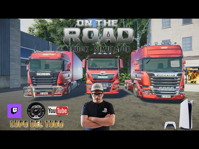 On the Road Truck simulator Ps5 #ontheroadtrucksimulator #ps5 #racingwheels  @AerosoftOfficial 