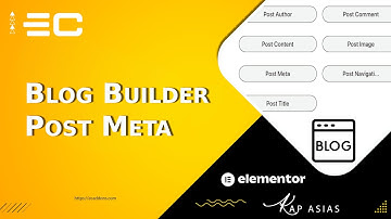 Wordpress Blog with Elementor Builder Tutorial for 2025 - Post Meta