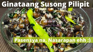 Ginataang Susong Pilipit