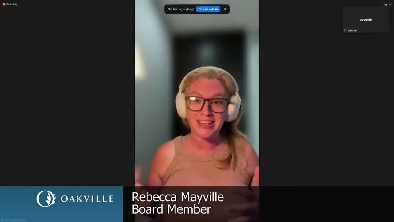 Oakville Public Library Board meeting, July 18, 2024