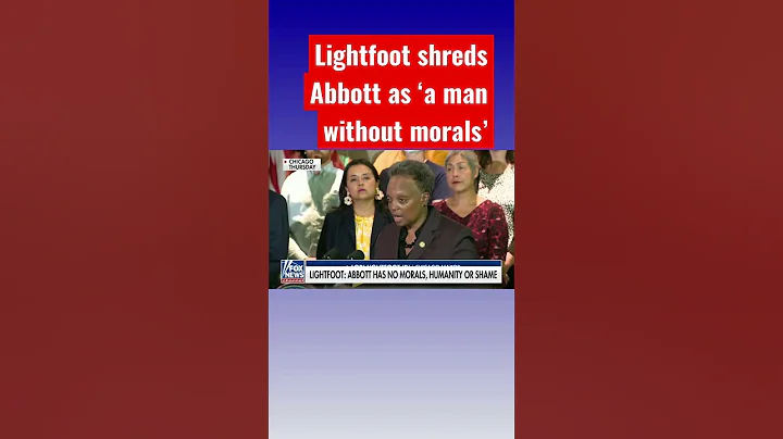 Lori Lightfoot harshly criticizing Greg Abbott #sh...