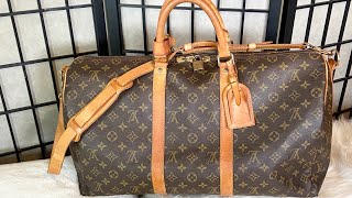 Keepall 50 and how it fits under seat (JetBlue) : r/Louisvuitton