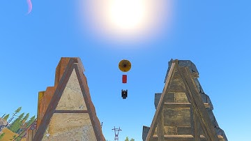 RUST flying objects in the air bug/glitch