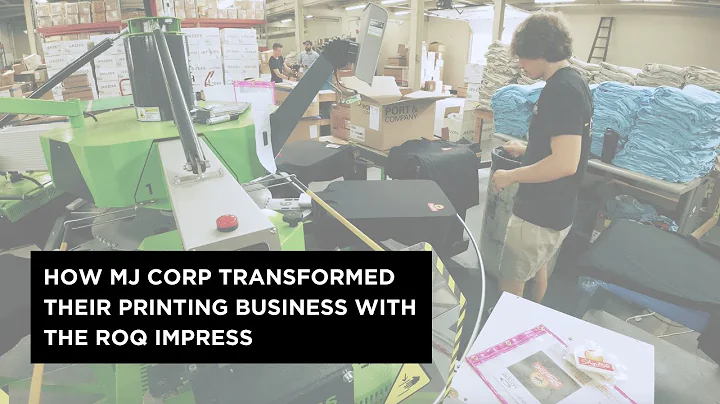 How MJ Corp Transformed Their Printing Business with the ROQ Impress | Customer Spotlight