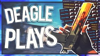 CSGO: BEST OF PRO DEAGLE PLAYS!! (ft. SHROUD crazy 3K Mirage, Niko MAD ACE DEAG, S1MPLE etc!)