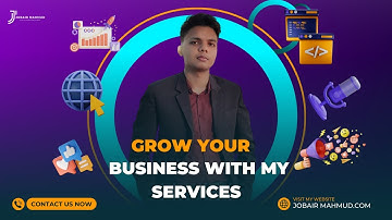 Jobair Mahmud -  Best Data-Driven Digital Marketing& Web Analytics Expert Channel Intro