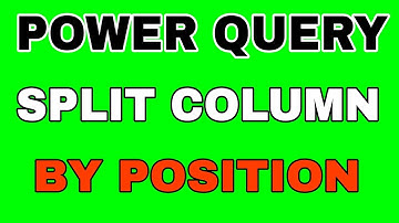 Split Column By Position In Power Query