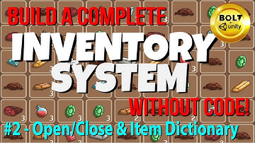 My Complete Inventory System (Without Code!) # 2 - Open & closed inventory & An Item Dictionary