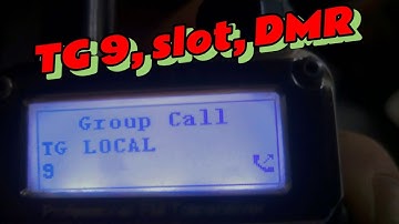 TG. 9, slot,  DMR. #radioaficionados #dmr