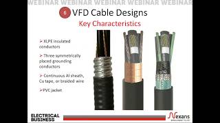 Understanding variable frequency drive (VFD) cables • WEBINAR