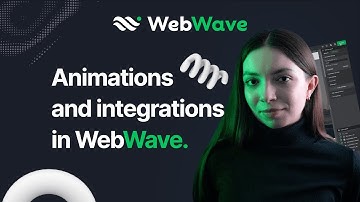 Animations and interactions in WebWave - website in 5 minutes