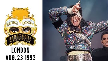 Michael Jackson Live in Wembley August 23rd 1992