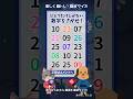 【脳トレ】809 challenge🎆 1つしかない仲間外れの数字を探せ！#数字探し #Number Search #shorts