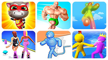 Tom Hero Dash, Muscle Rush, Blob Runner 3D, High Heels, Rope Man Run, Giant Rush Part 136