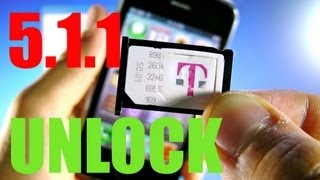 How To Unlock iPhone 3Gs 5.1.1 for Tmobile & Jailbreak Untethered - Redsn0w 0.9.14b1