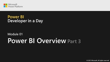 Module 1: Power BI Overview (Part 3 of 4) | Power BI Developer in a Day