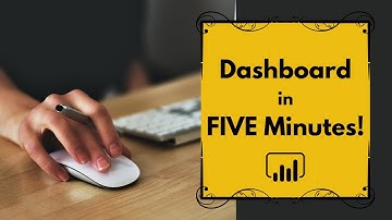 Your First Power BI Dashboard in 5 MINUTES!