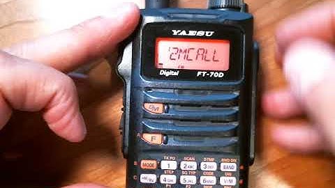 Yaesu FT-70D Memory Bank Scan not working