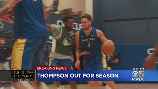 Klay Thompson Suffers Season-Ending Achilles Tear