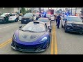 100 SUPERCARS TAKEOVER LOS ANGELES!! *Police Called*