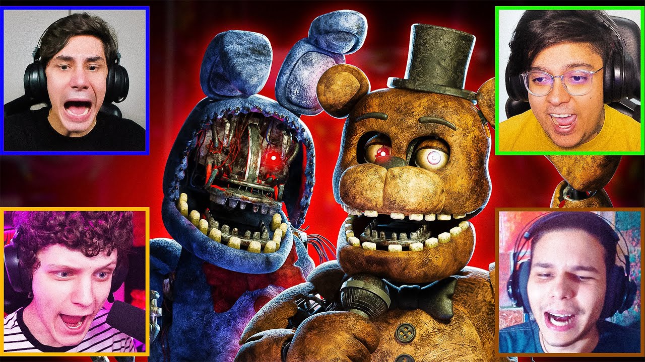 FNAF ROBLOX 4 FACECAMS muito ASSUSTADOR!