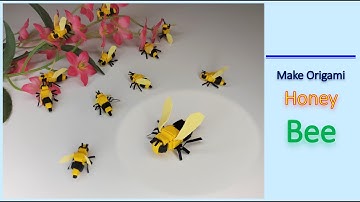Full Tutorial on How to Make Origami Honey Bee | Origami Bricks and Tiles