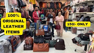 100% Original Leather Products | Leather Wallet 150/- | Leather Bag, Wallet, Belts | Leather Jackets