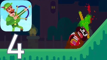 Bowmasters: Archery Shooting gameplay walkthrough part - 4 (Android, IOS)