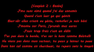 Booba Ft Kalash   Rouge et Bleu Paroles