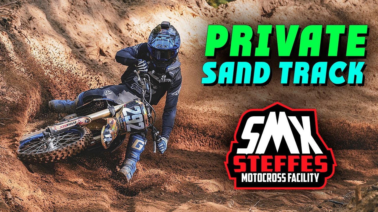 My First Crash Of The Year At A Private Sand Track - Steffes MX Facility