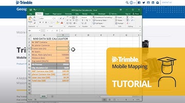Trimble MX9 Data Size Calculator