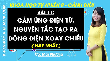 Khoa học tự nhiên 9 Bài 11: Cảm ứng điện từ. Nguyên tắc tạo ra điện xoay chiều - Cánh diều