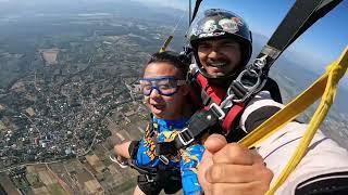 Skydiving in Chiangmai thiland with Nepal Acro Team..