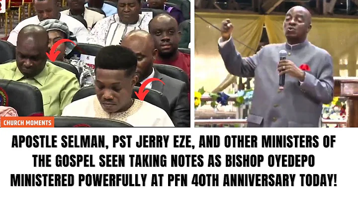 🔥 BISHOP OYEDEPO’S STRIKING WORDS FOR MINISTERS AT PFN 40TH ANNIVERSARY TODAY 