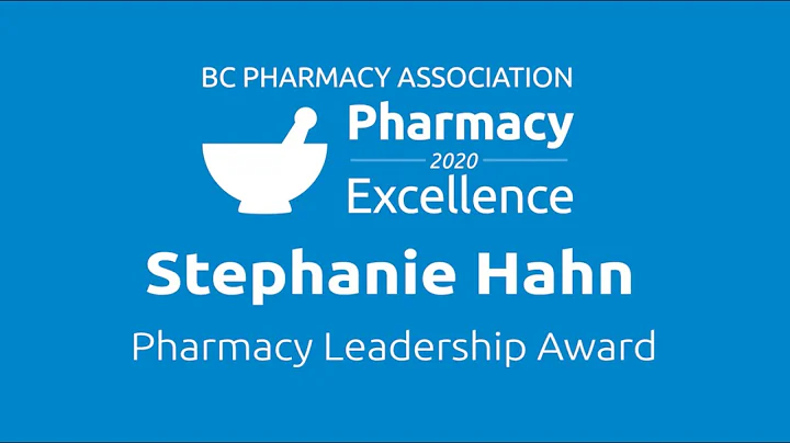 Pharmacy Leadership Award 2020 - Stephanie Hahn