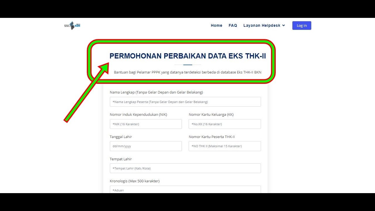Cara Ajukan Perbaikan Data EKS THK II Untuk Daftar CPNS YouTube cara-ajukan-perbaikan-data-eks-thk-ii-untuk-daftar-cpns-youtube