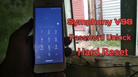 Symphony V98 Password Unlock Hard Reset Pattern Unlock || Mama Telecom