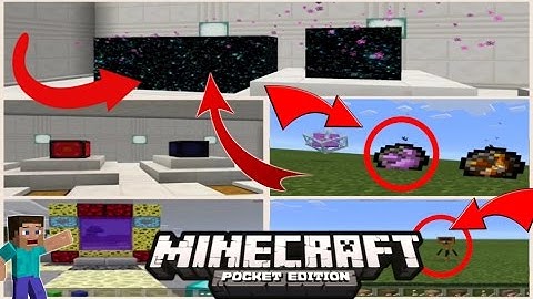 Minecraft Pocket Edition 1.0 SECRETS! Hidden Items/Blocks And Spawn Eggs