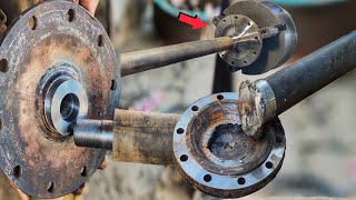 The method of repairing broken axles by widening them is stronger than before