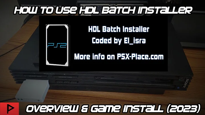 HDL Batch Installer Overview & Fat PS2 Game Installer Tutorial (2023, English)
