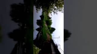 9 июня 2017 года. Железнодоржный мост над рекой Пехорка в городском округе Люберцы. Поселок Томилино