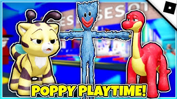 Bambi OC RP - How to get POPPY PLAYTIME BADGE + MORPHS (POOPY PLAYTIME BADGE) (ROBLOX)
