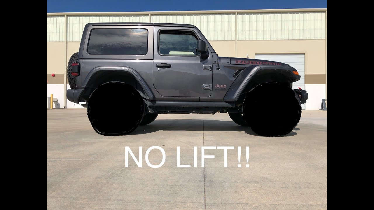 Adding 35 INCH TIRES with NO LIFT to my JEEP! - YouTube
