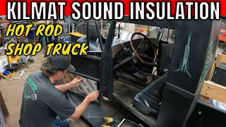 Kilmat Sound Insulation and Valve Adjustments: Model A Hot Rod Shop Truck