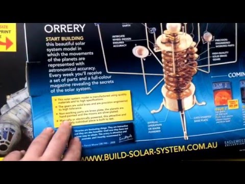 EAGLEMOSS BUILD A PRECISION MECHANICAL SOLAR SYSTEM ISSUE 1 (AUSTRALIAN RELEASE)