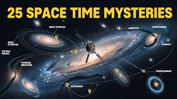 25 Unexplained Anomalies in Space-Time: The Universe