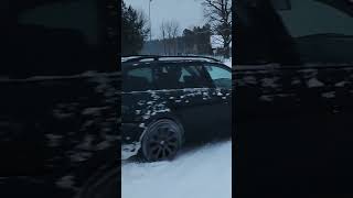 BMW 320d E46 touring ! Snow drift 1 !