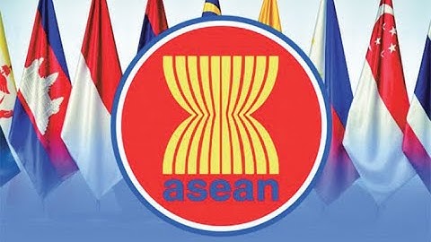 ASEAN  Members Flag  Animation.